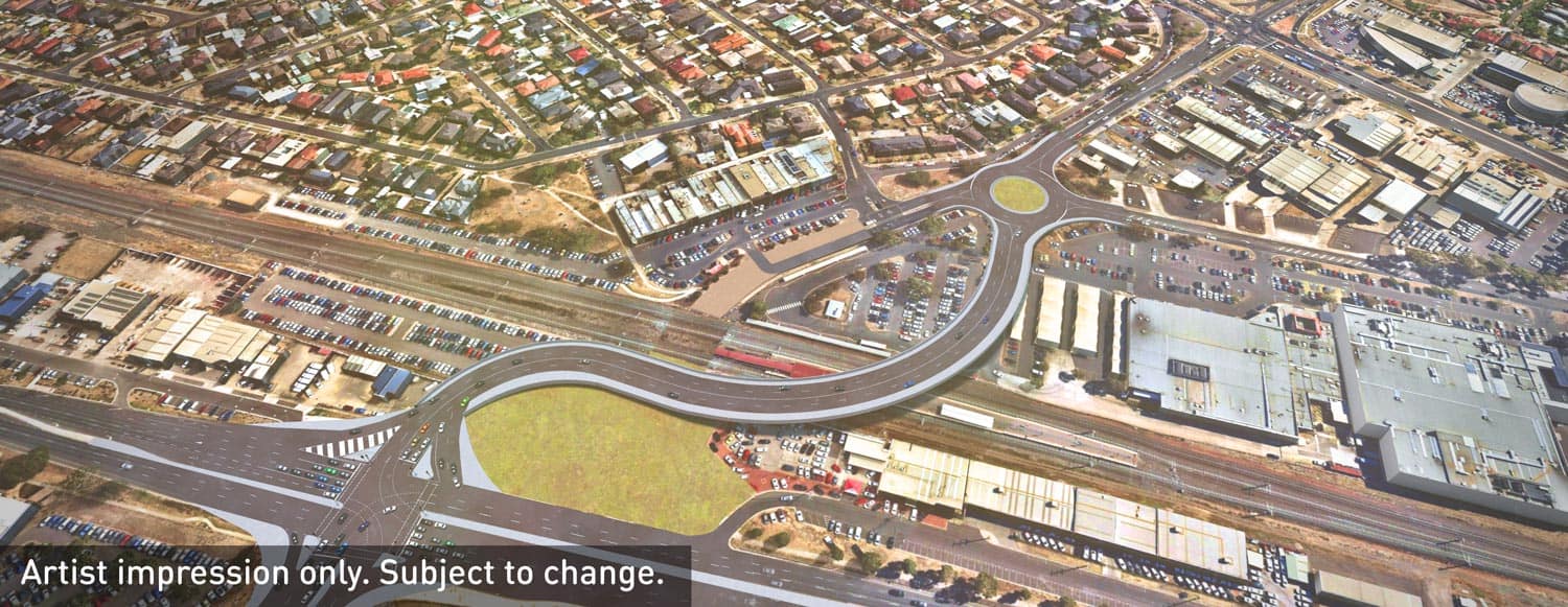3 level crossings to be removed artist impression