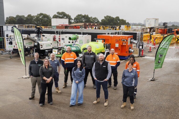 The Opt Hire branch team in Thomastown, Victoria. (Images: Bluetree Studios)