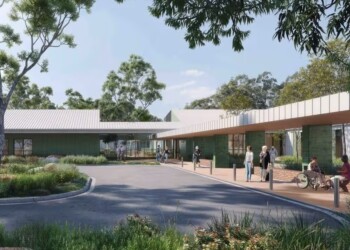 A render of the completed redevelopment. Image: NSW Government.