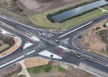 Road upgrade reaches halfway point