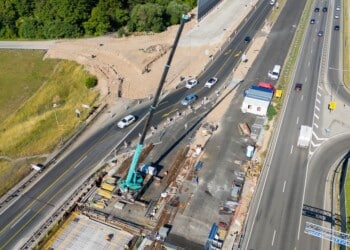 Highway intersection upgrade to improve heavy vehicle safety