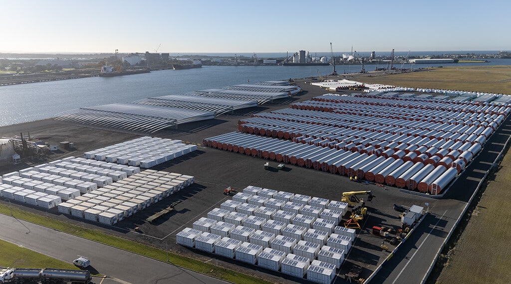 safely store grid-scale lithium-ion batteries