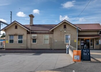 Station precinct works continue