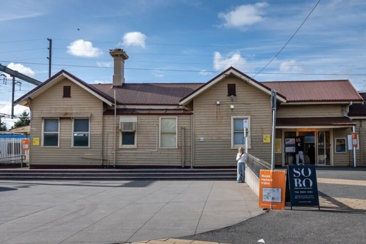 Station precinct works continue