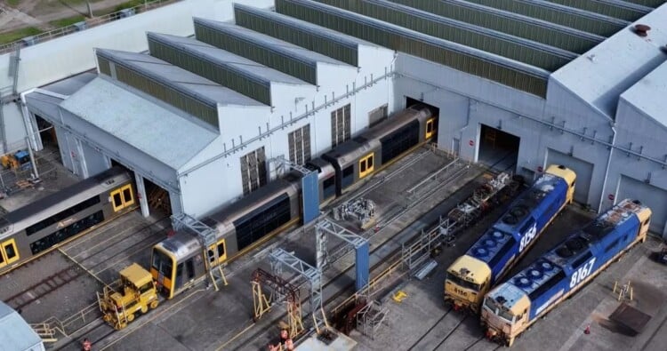 Train overhaul begins