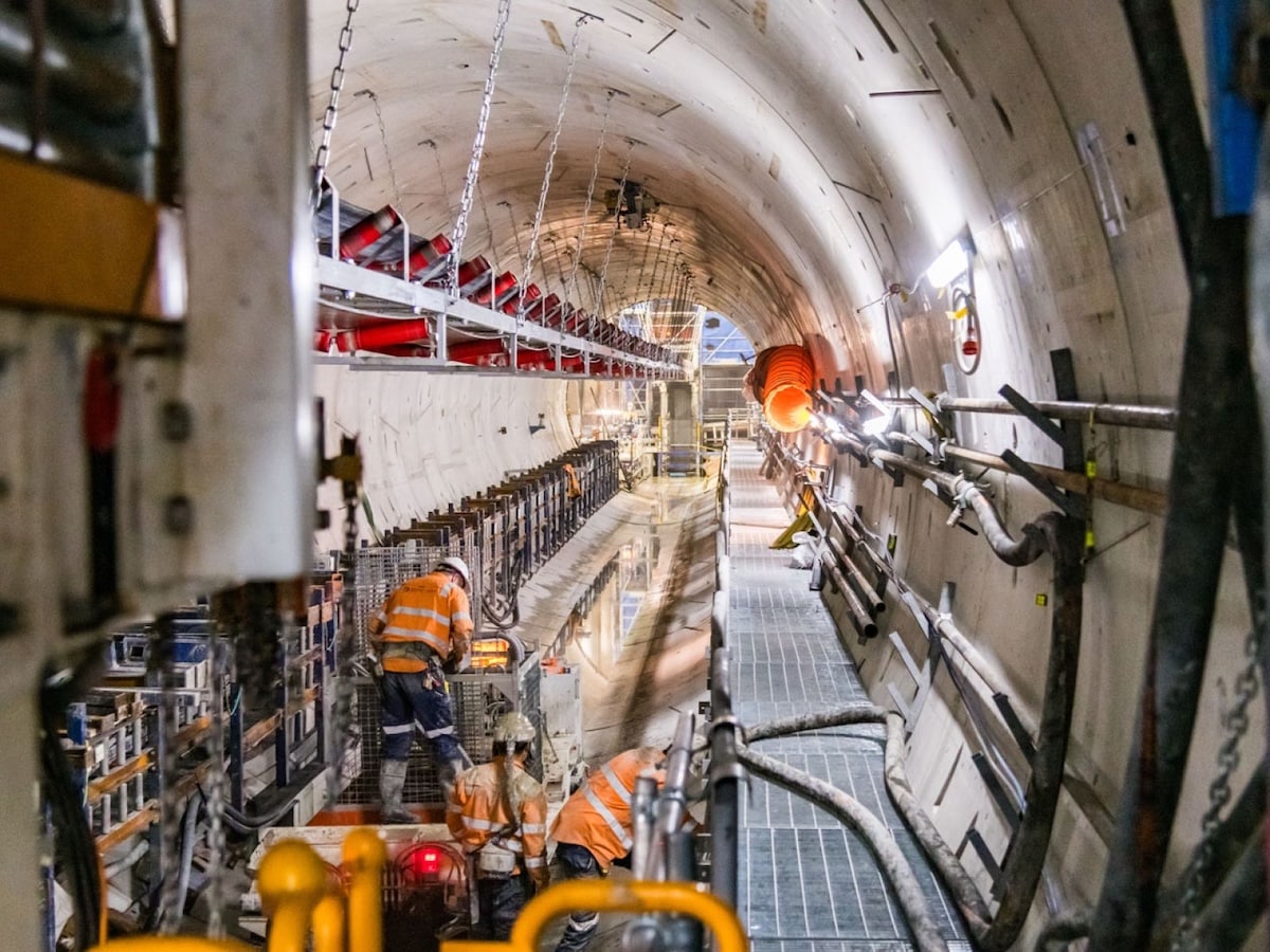 Three TBMs now tunnelling on SRL East